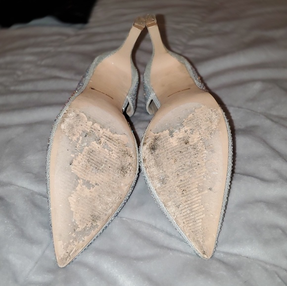 💎 Rhinestone D’orsay Pointed Toe Pumps Prom - Picture 7 of 7